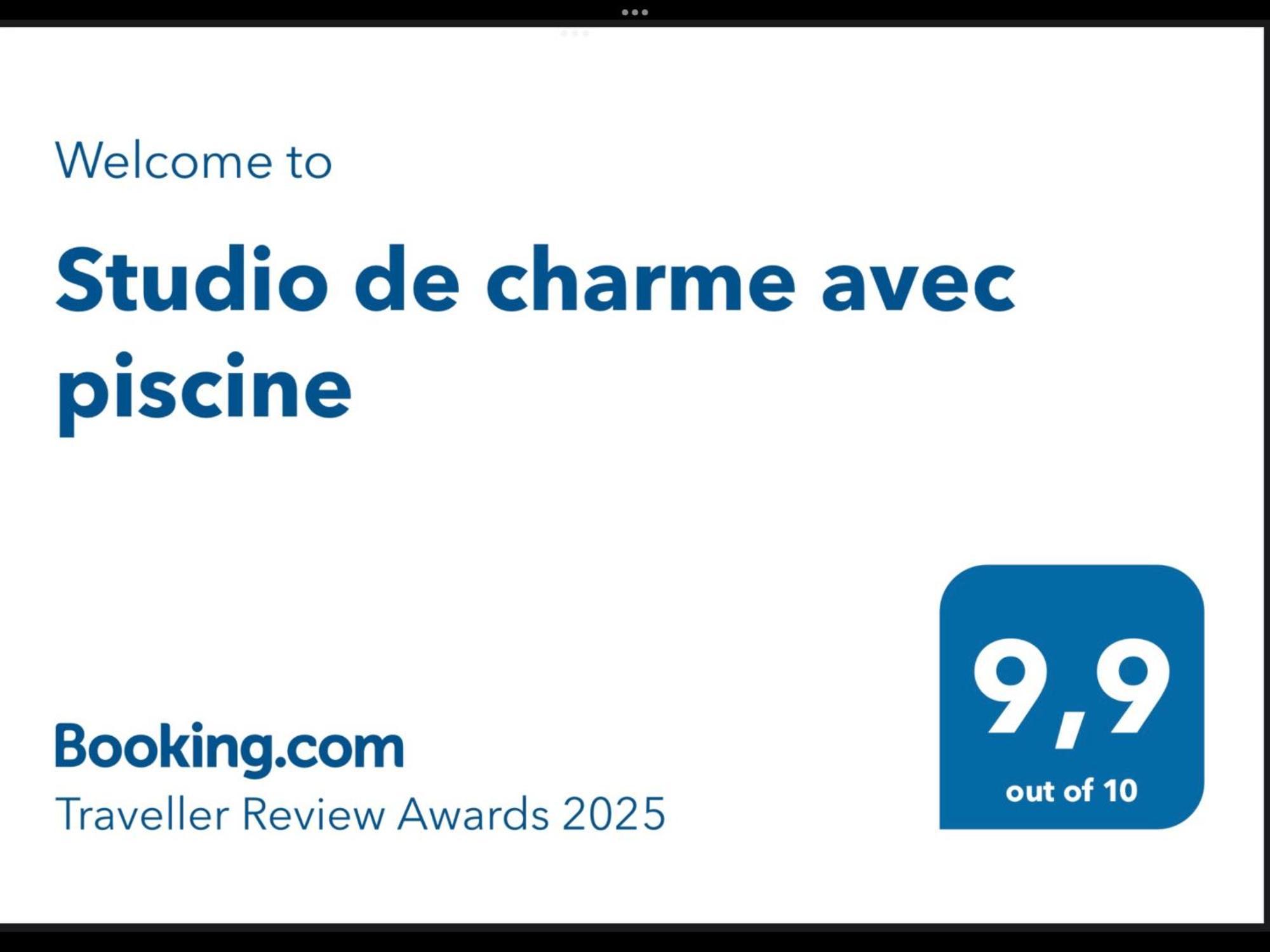 Studio De Charme Avec Piscine فونتين-دي-فوكلوز المظهر الخارجي الصورة